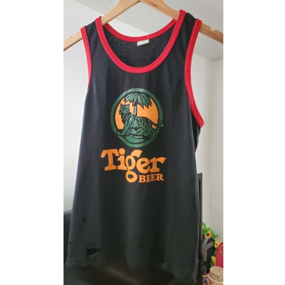 Tiger Beer Tank top. - Picture 1 of 2